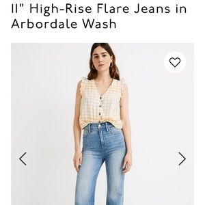 Madewell Flare High Waisted Jeans